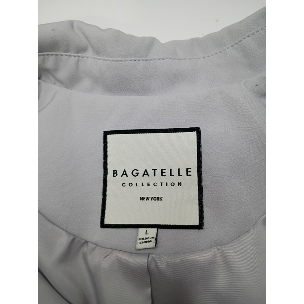 Bagatelle Collection Blazer Large Oversized Notch Lapel Gray City Spring - Picture 3 of 9